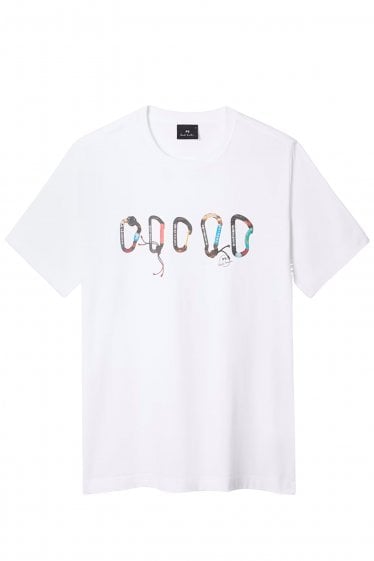 PS Carabiner Print T-Shirt White