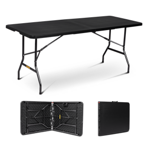 Proworks Vikbart Bord 180x70x74cm Svart