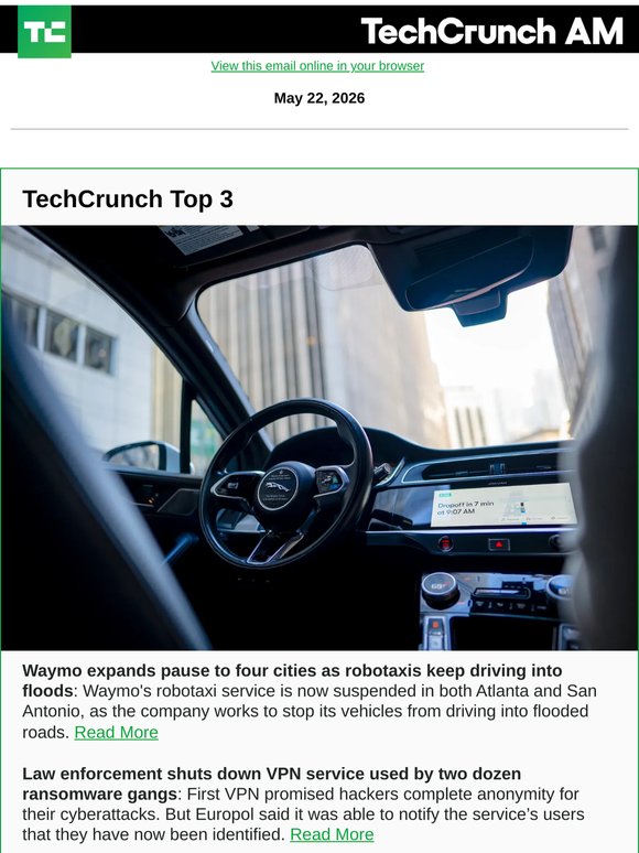 Waymo expands pause to four cities as robotaxis keep driving into floods