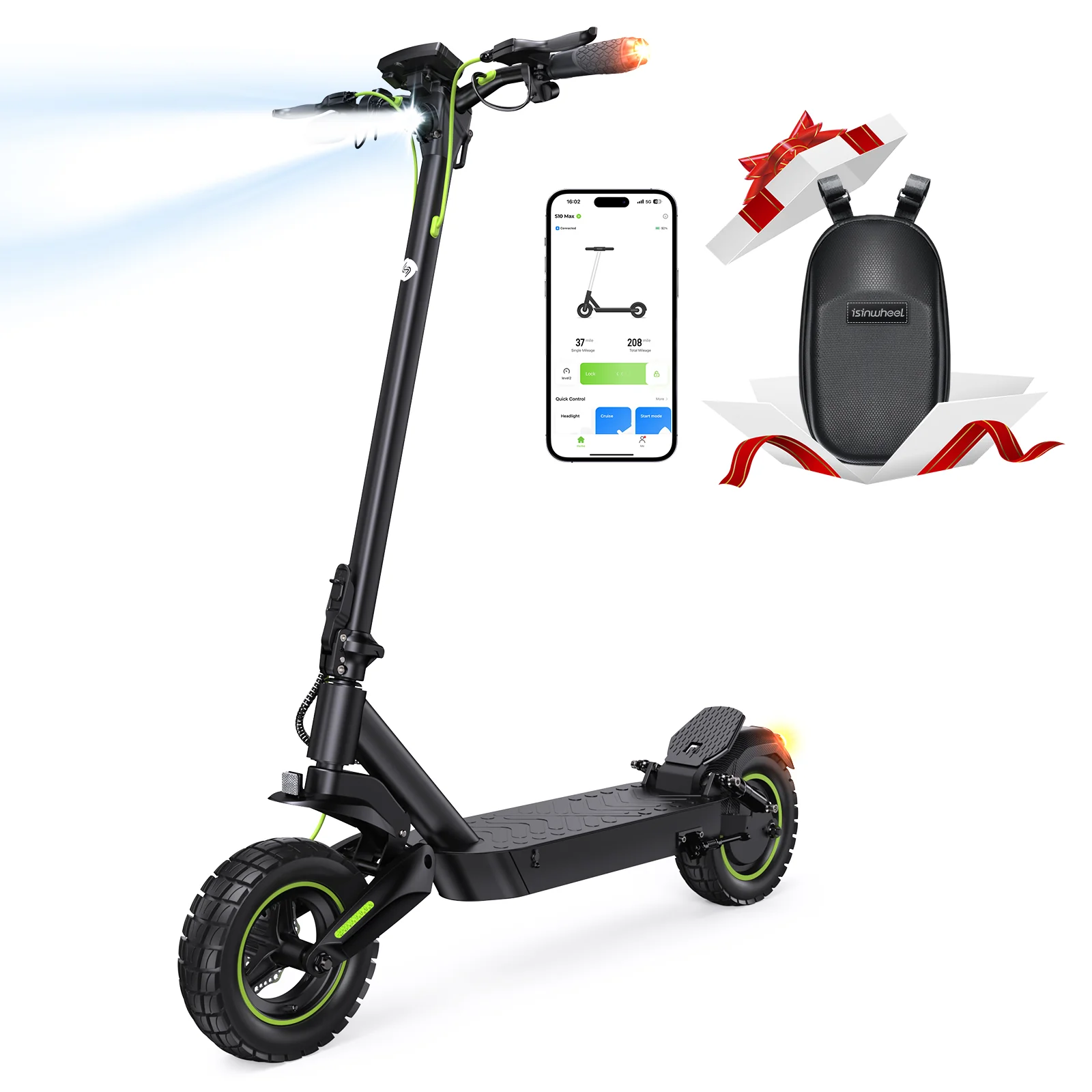 isinwheel S10Max High-End Commuting Electric Scooter 1000W 2026 Upgraded Version