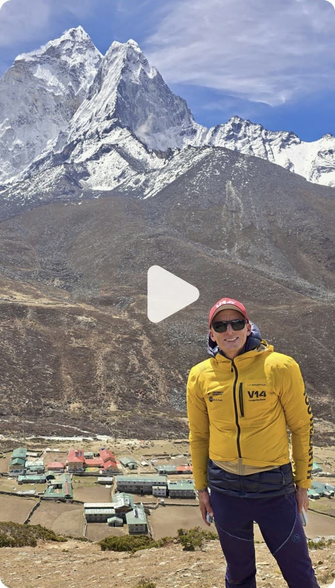 Karl Egloff at base camp