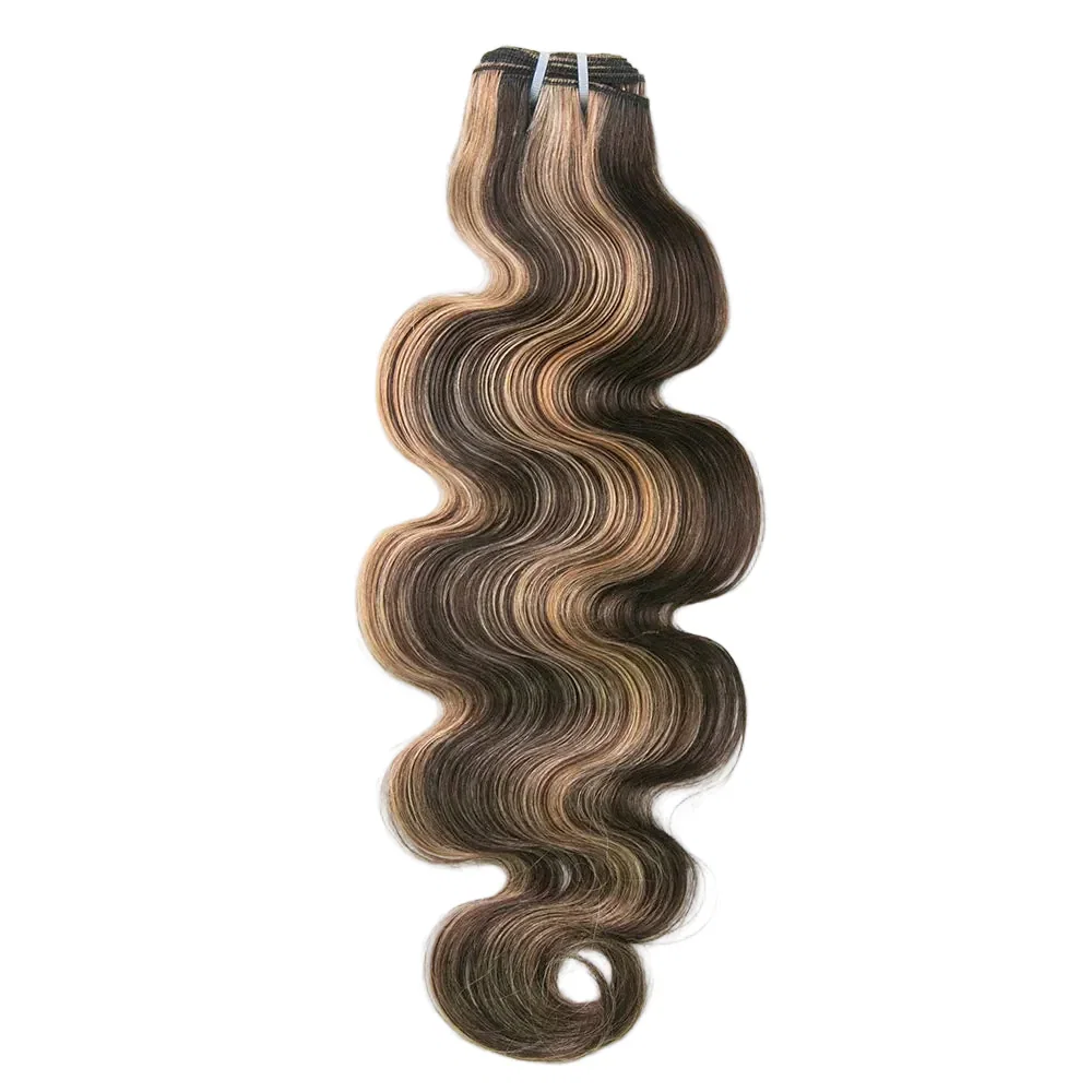 Blend #4/27/30 Body Wave Double Drawn Burmese Human Hair Weaving