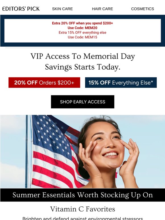 VIP Access to Extra Savings Just For You