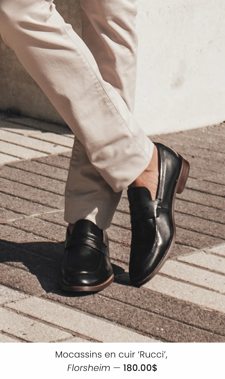 Mocassins en cuir 'Rucci'