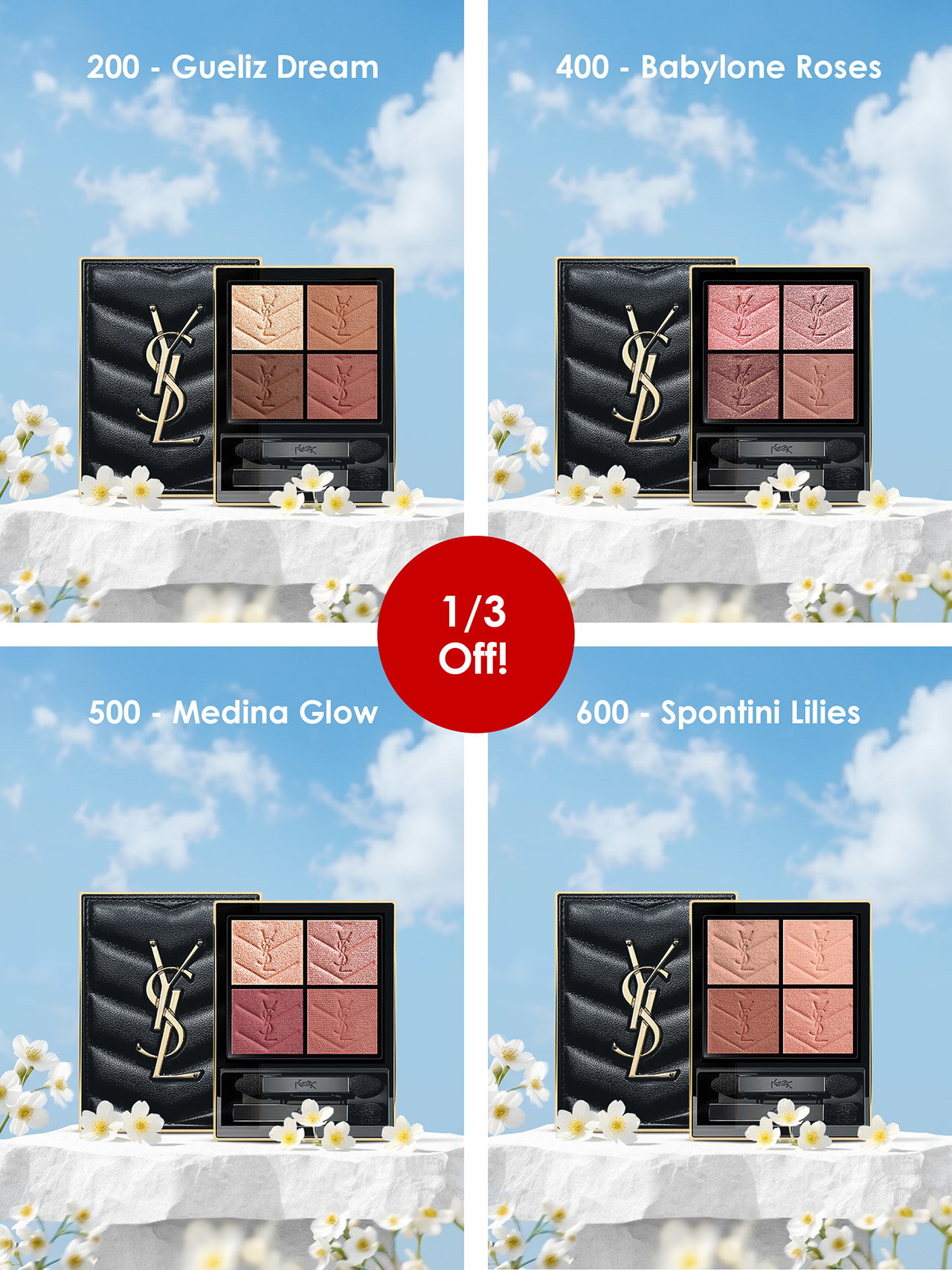 YVES SAINT LAURENT Couture Mini Clutch Palette