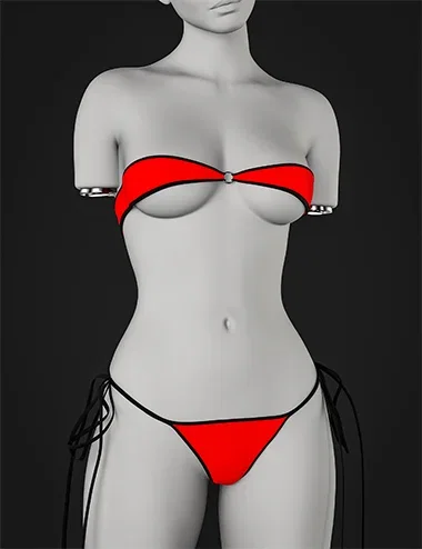 BW Sunflare Bikini For Genesis 9, 8, and 8.1 Female