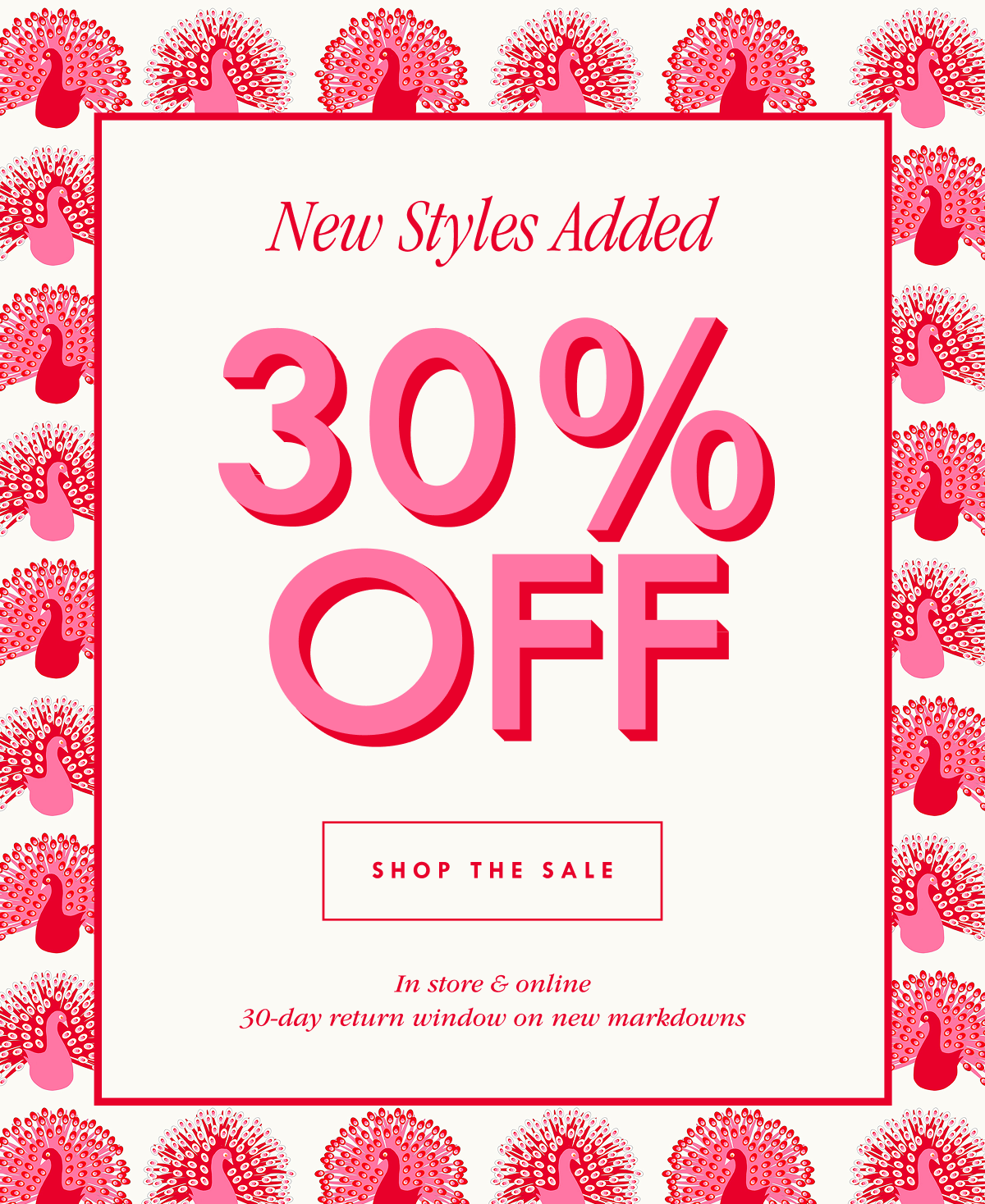 New Styles Added to Sale