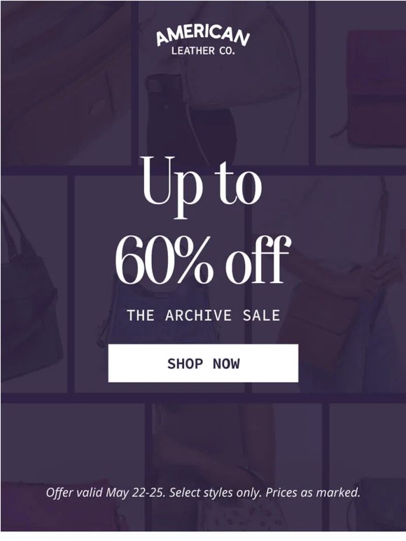 Up to 60% off this weekend!