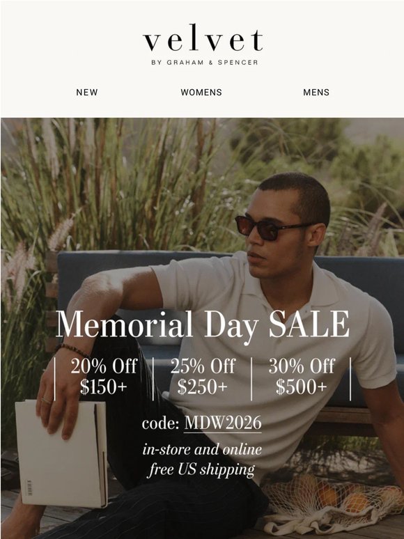 SALE STARTS NOW! Enjoy up to 30% off