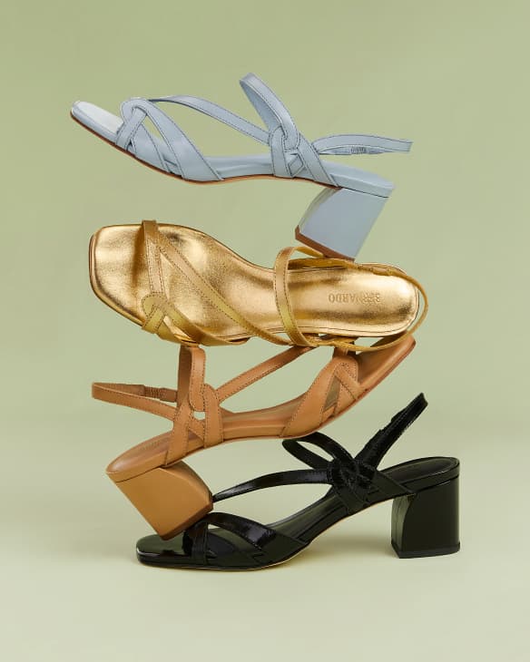 Gyoda Mid Heel Sandal Multi