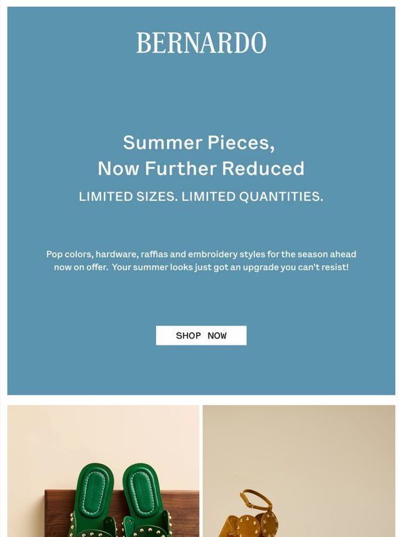 Price Drops on Sandals