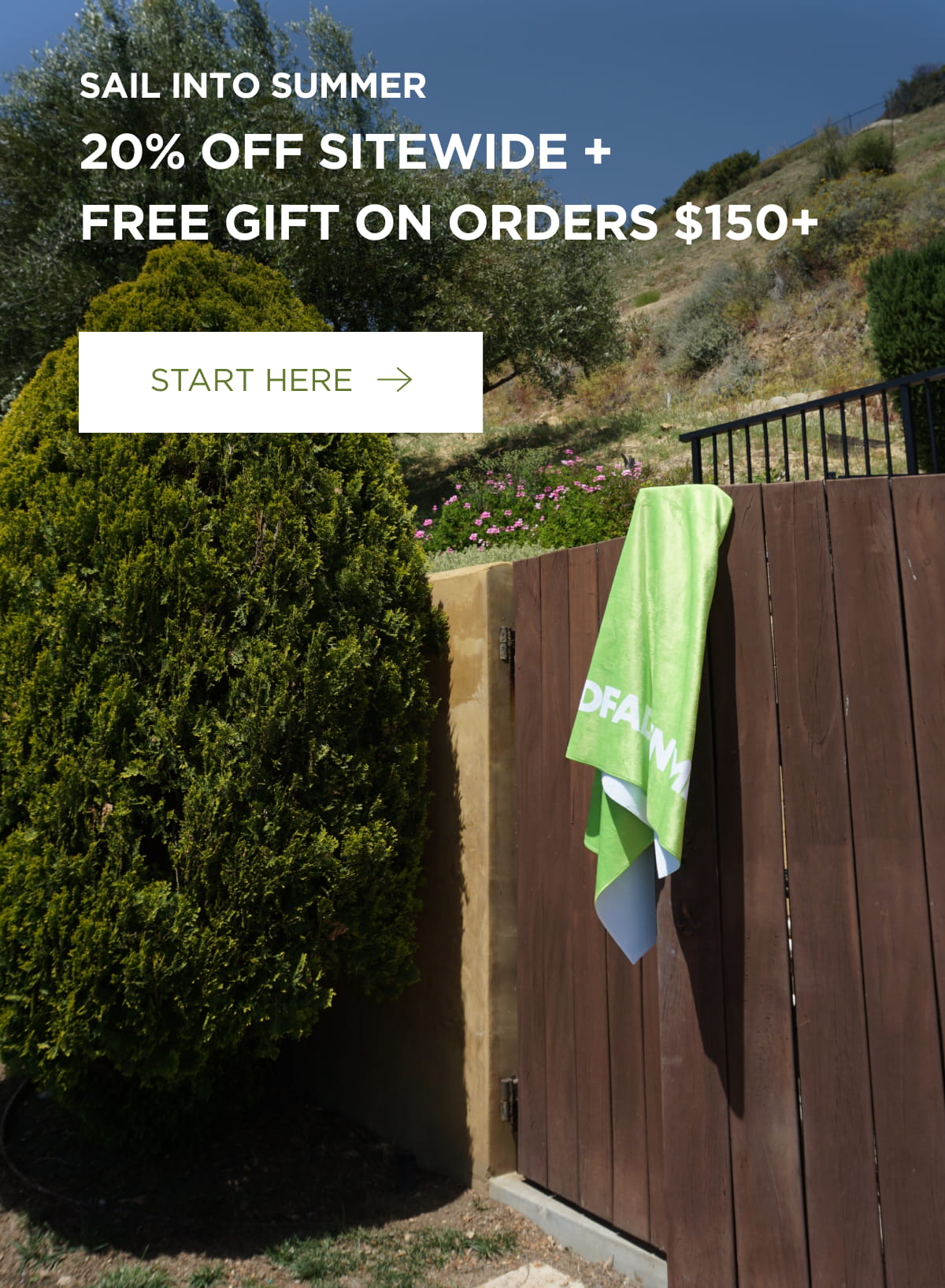 Sail Into Summer. 20% Off Sitewide + Free GWP On Orders $150+ 