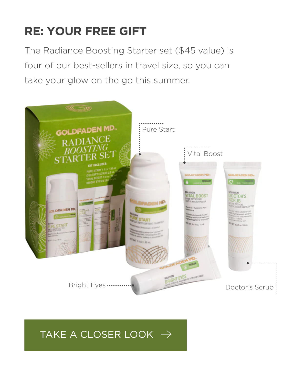 Re: Your Free Gift: The Radiance Boosting Starter Set