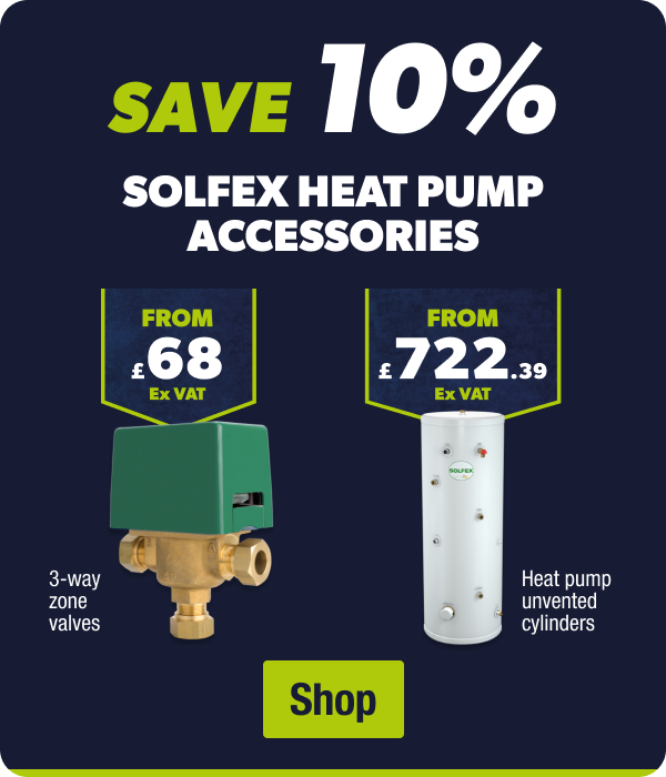 Save 10% on Solfex heat pump accessories