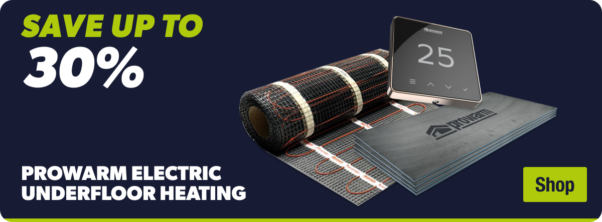 Save up to 30% on Prowarm electric underfloor heating