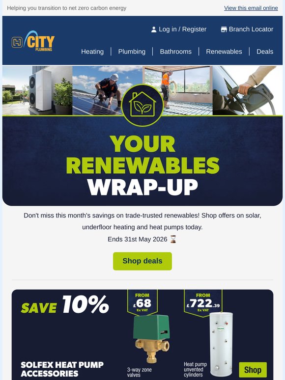 Renewables offers ending soon 📆