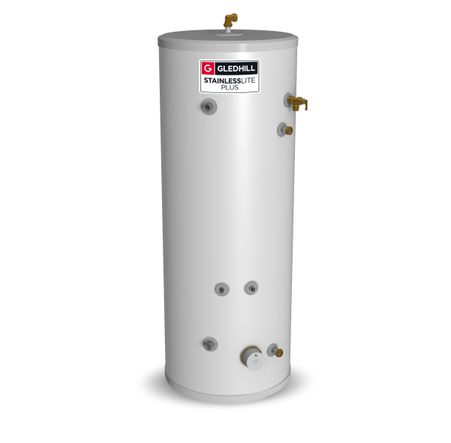Gledhill Stainlesslite Plus Unvented Heat Pump 180L Hot Water Cylinder