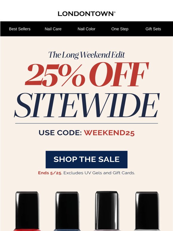 25% OFF won’t last much longer 👀