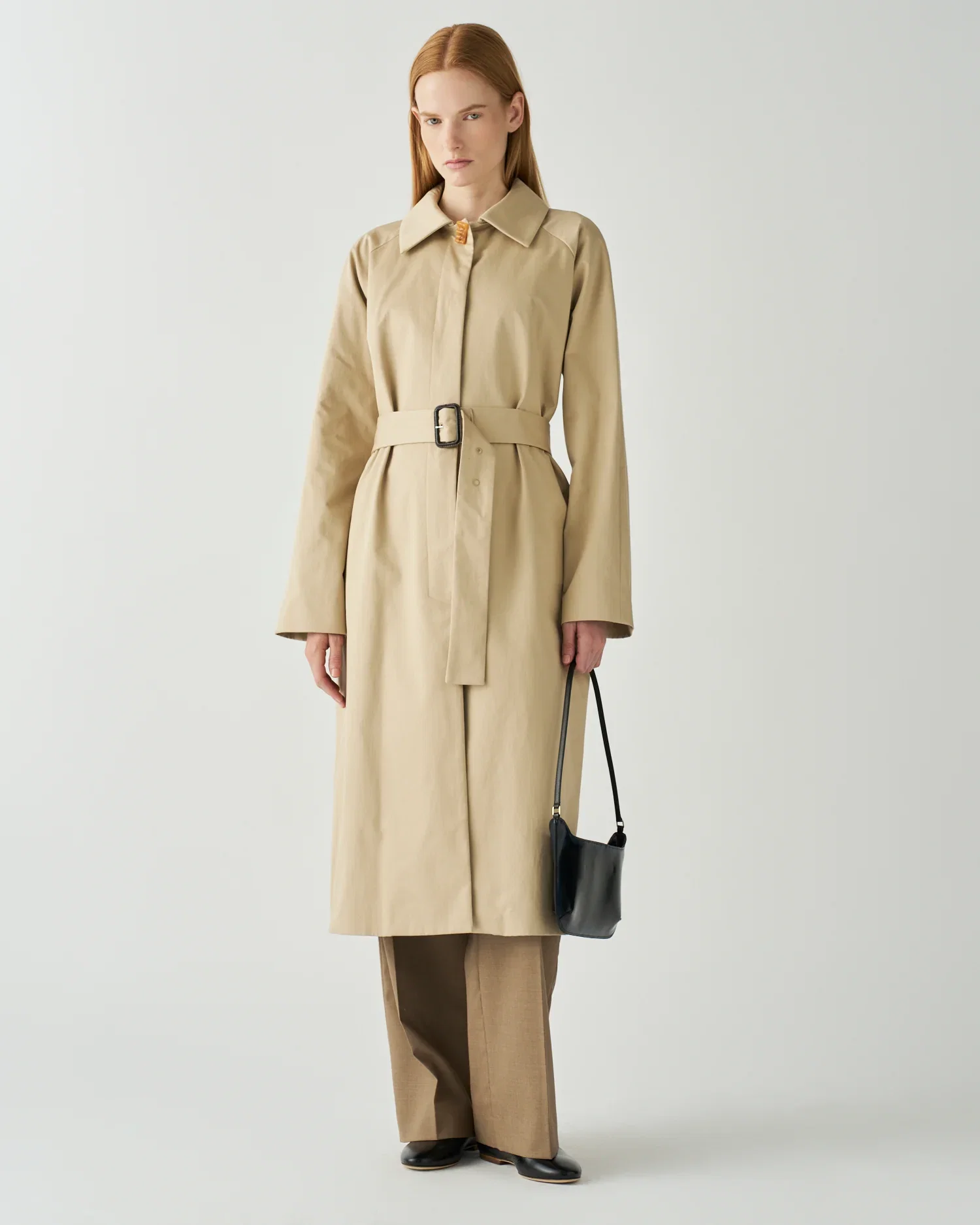 Image of Alice Coat Cotton Twill Irish Cream