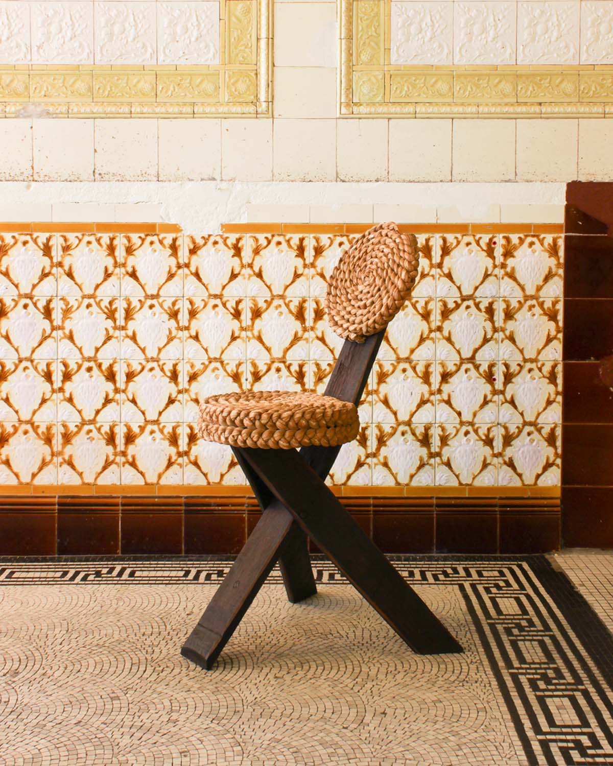 Image of Audoux Minet Chair, 1950's