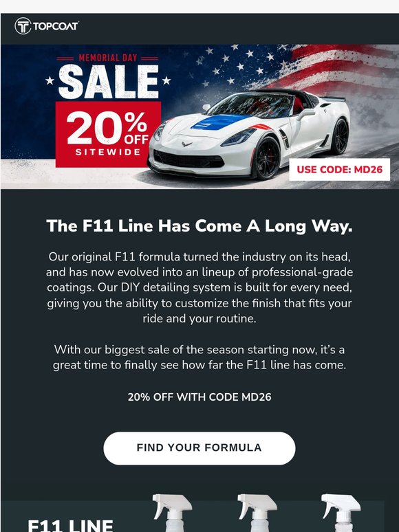 Still Thinking About F11? Here’s 20% Off