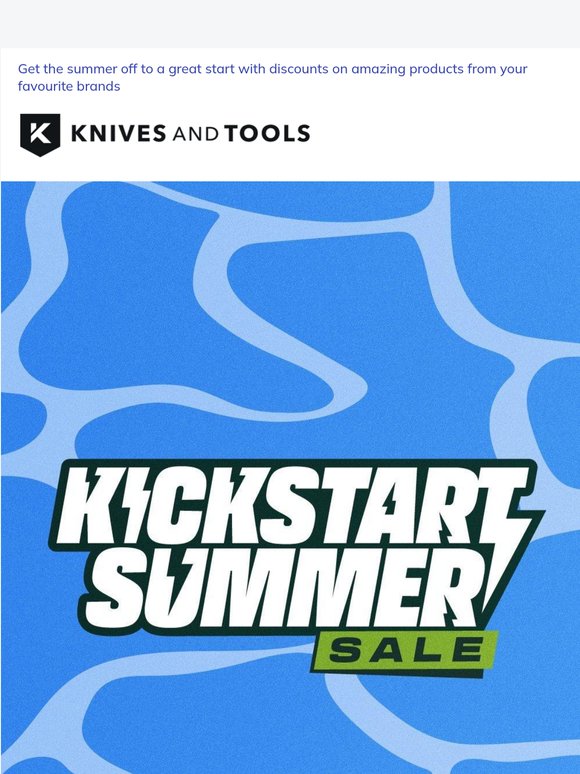Kickstart Summer Sale!