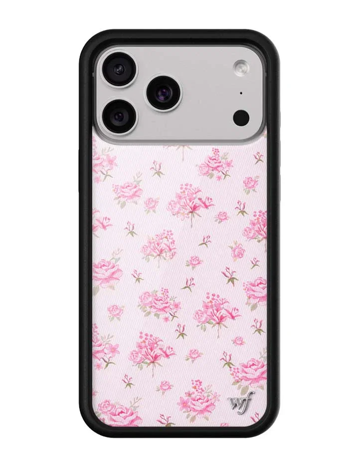 Image of Forget Me Not Floral | Pink iPhone Case