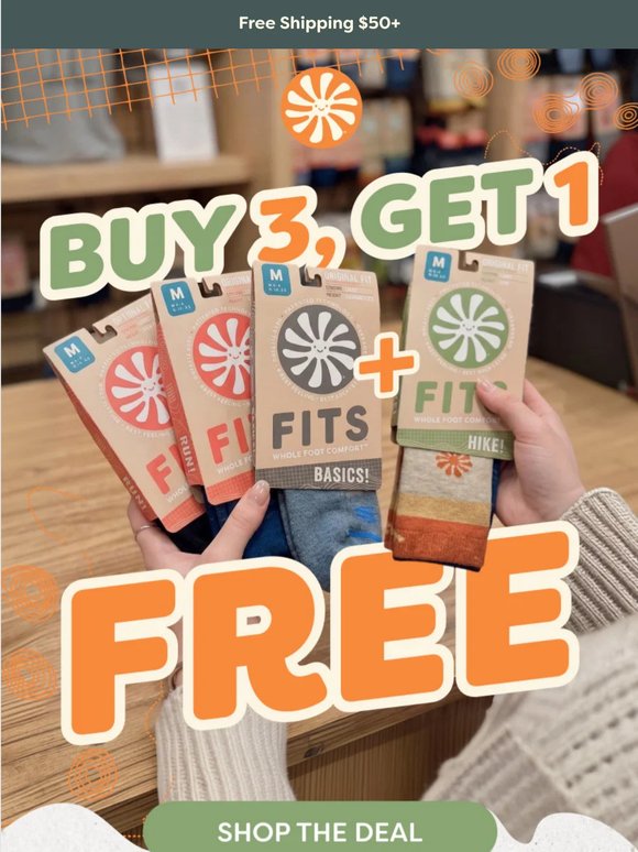 Buy 3, Get 1 Free this Memorial Day weekend