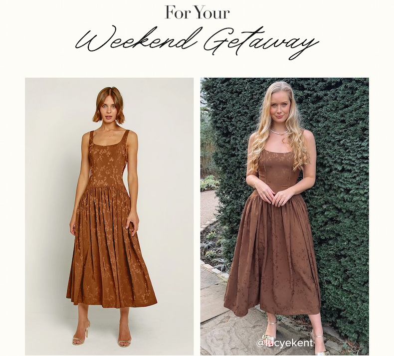 Chocolate Floral Jacquard Full Midi Dress
