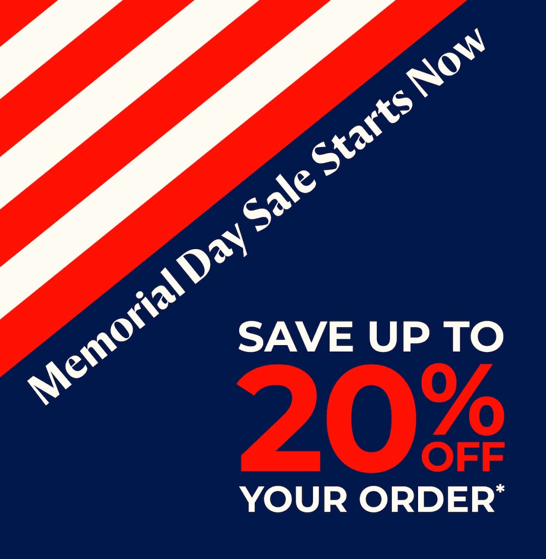 20% off your order
