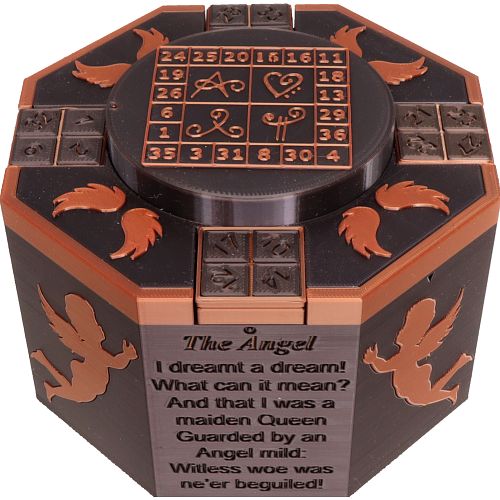 Image of Angel Cryptex Cylinder Puzzle Box