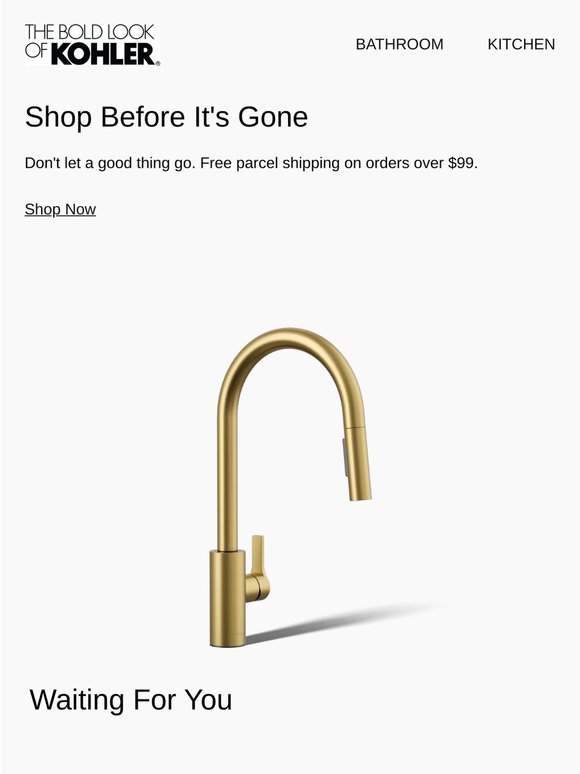 Don't Miss Out! These KOHLER Products Are Back