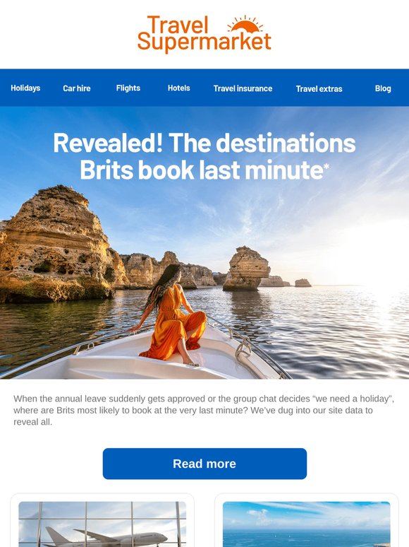 Left it last-minute? Top destinations for late bookings REVEALED