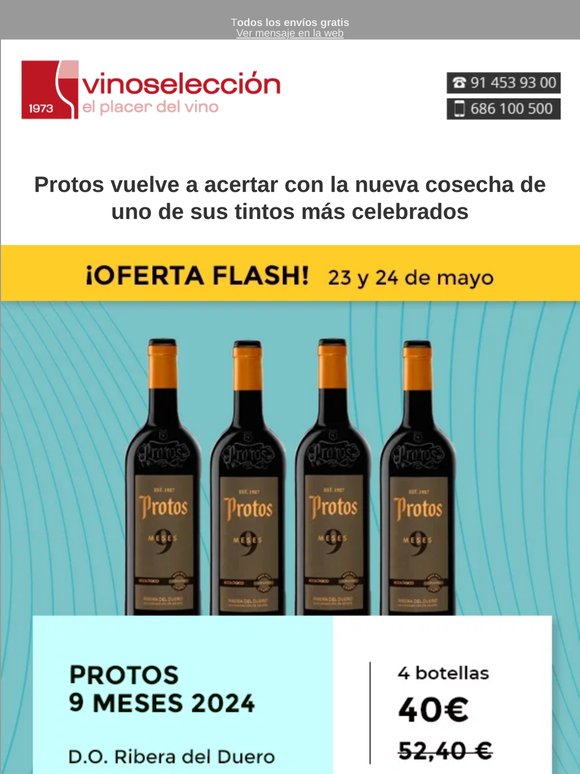 Protos 9, nueva añada ¡10€ bot, solo durante 2 días!