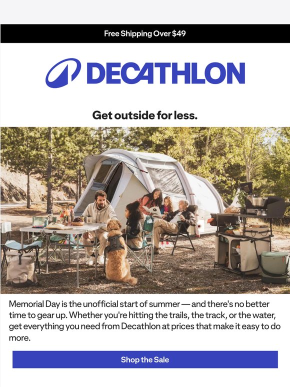 The Decathlon Memorial Day Sale is here!