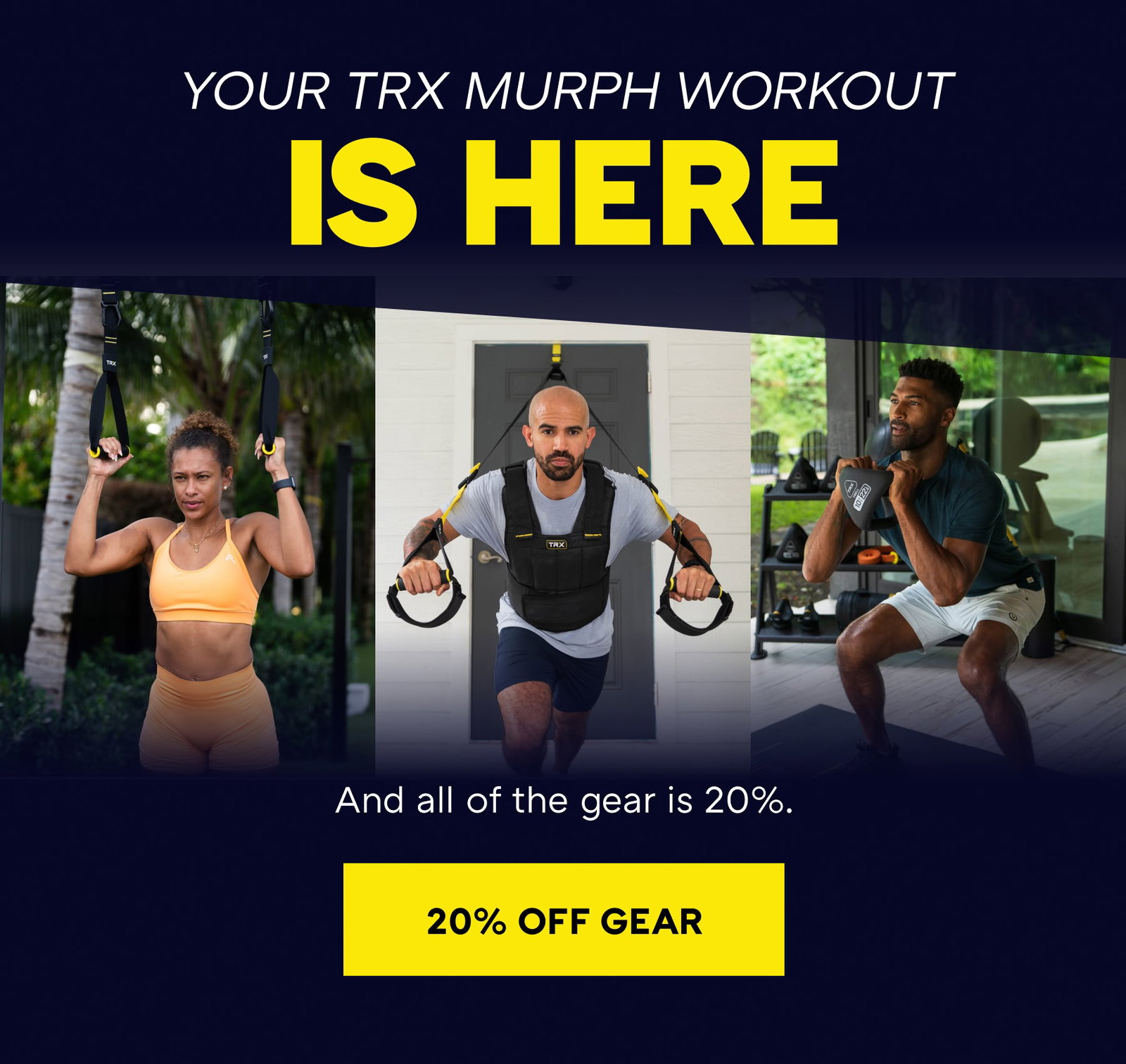 YOUR TRX MURPH WORKOUT IS HERE