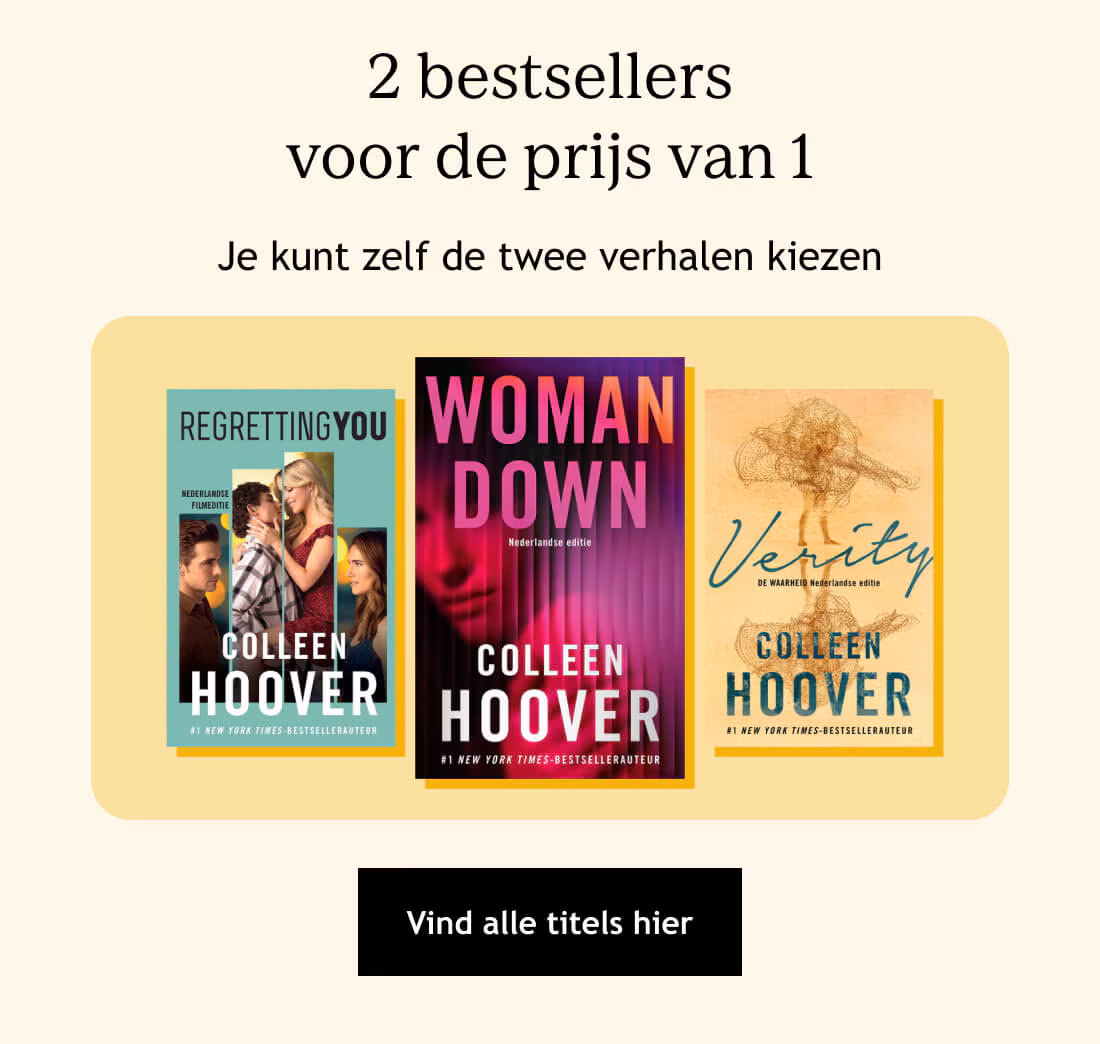 2 bestsellers voor de prijs van 1. Je kunt zelf de twee verhalen kiezen. Vind alle titels hier