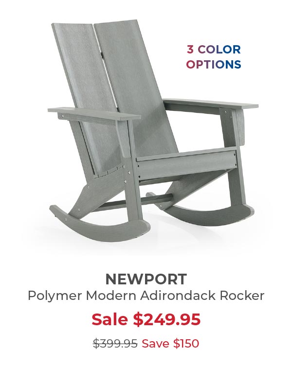 Newport adirondack rocker 