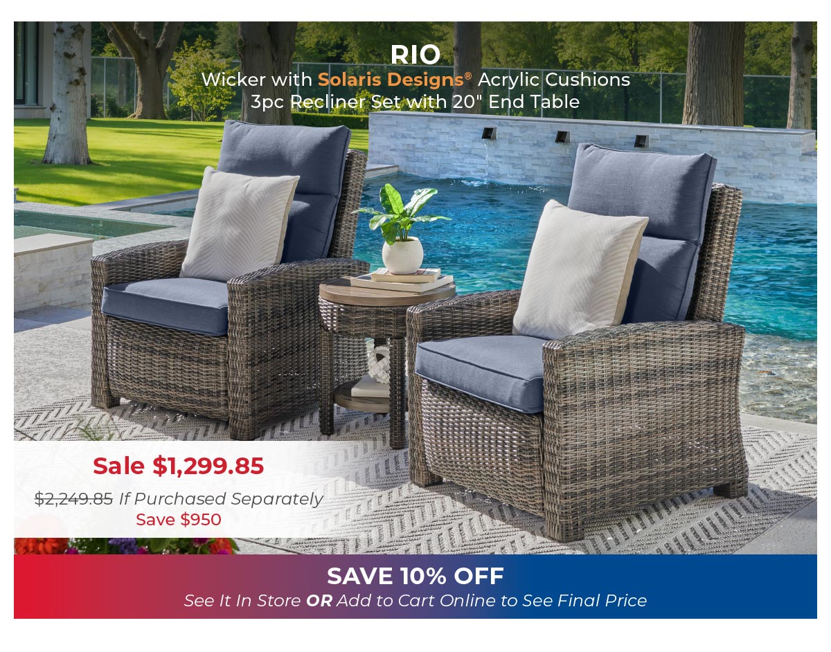 Rio 3pc recliner set