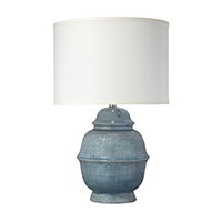 Kaya 26 inch 150 watt Blue Table Lamp Portable Light by Jamie Young Co