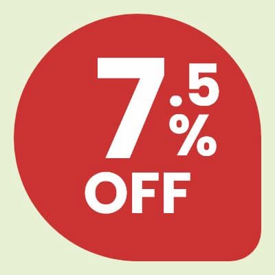7.5% OFF