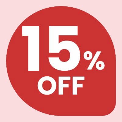 15% OFF