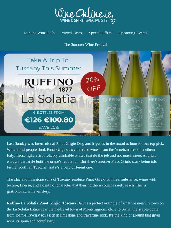 Think you know Pinot Grigio? Think again.
