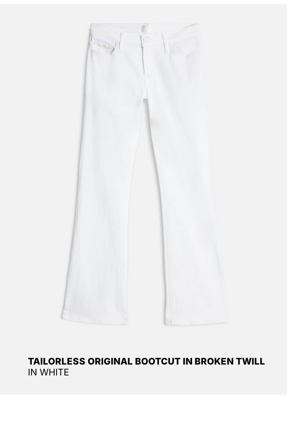 Shop 25 Off White and Neutral Denim