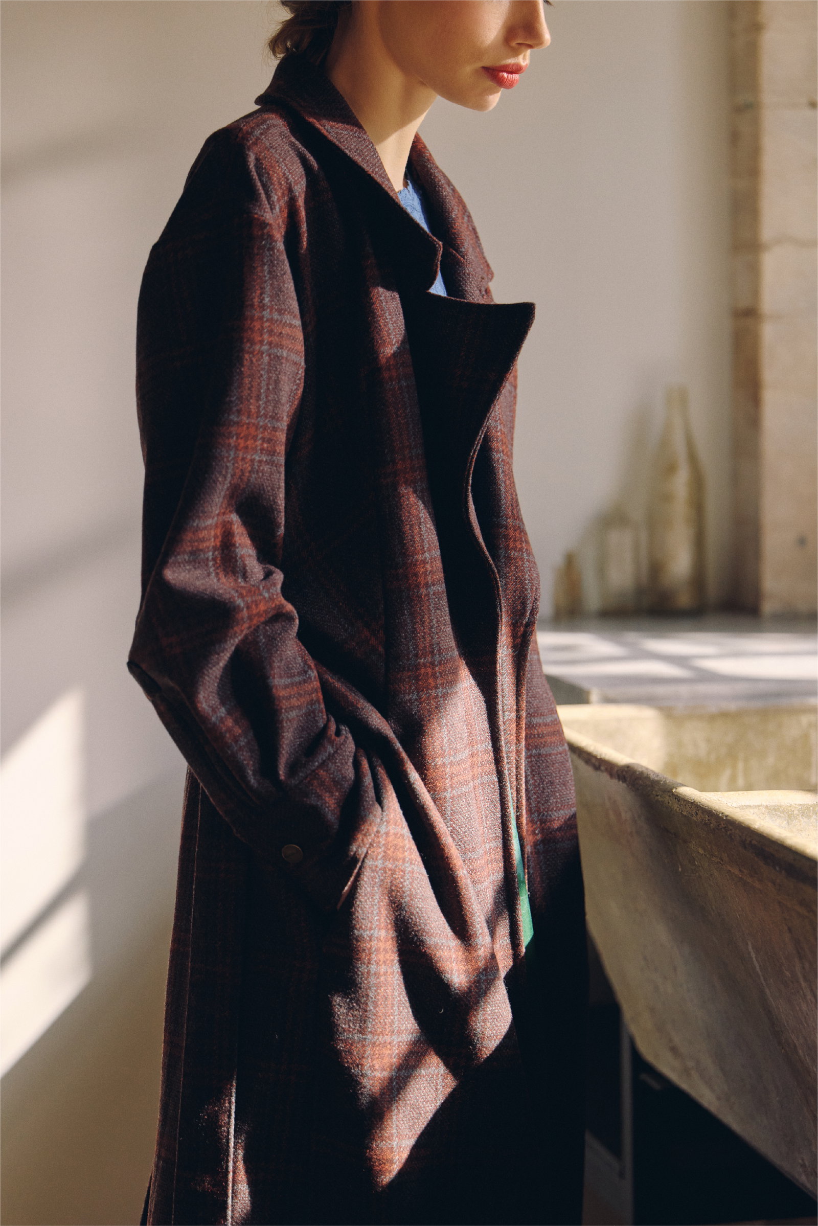 Orla Check Coat - Highlight