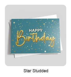 Star Studded Birthday Card