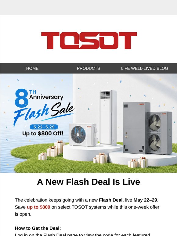 Today’s Flash Deal: Save Up to $800 ⚡