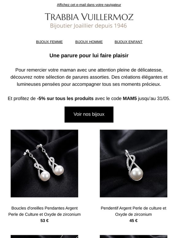 Une parure pour lui faire plaisir ❤️