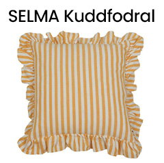 SELMA Kuddfodral 45x45 Gul
