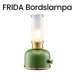 FRIDA Bordslampa Laddbar Grön